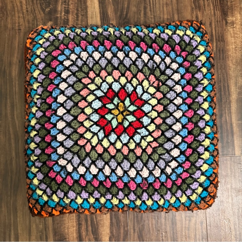 Vintage homemade pillow